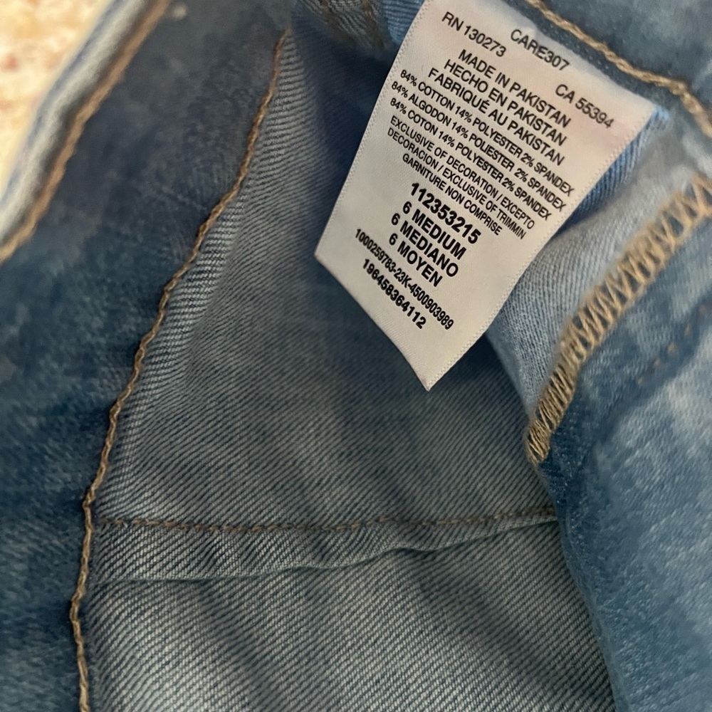 Lee Vintage Light Blue Denim Women's Shorts - Picture 5 of 5